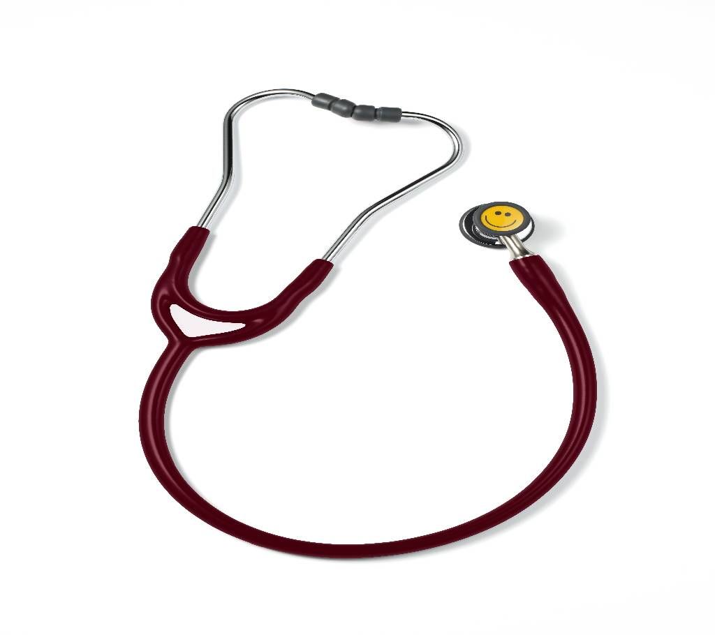 ERKA. Stethoscope FINESSE-2, Dual Chestpiece, Adult+Child, Burgundy
