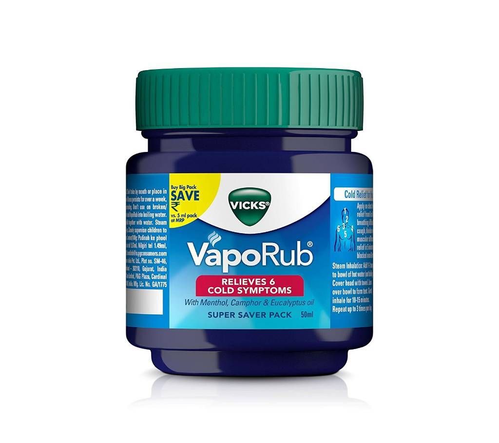 Vicks Vapo Rub Cold Relief Ointment - 50 ml