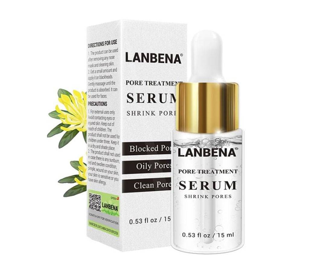 LANBENA Pore Treatment Essence Nose Blackhead Remover Acne Treatment Shrink Pores Skin Firming Face Serum Moisturizing Skin Care - 15ML (China)