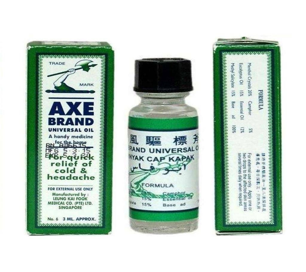 Medicated Oil Cold Headache Muscular Pain Relief-3ml-Singapore