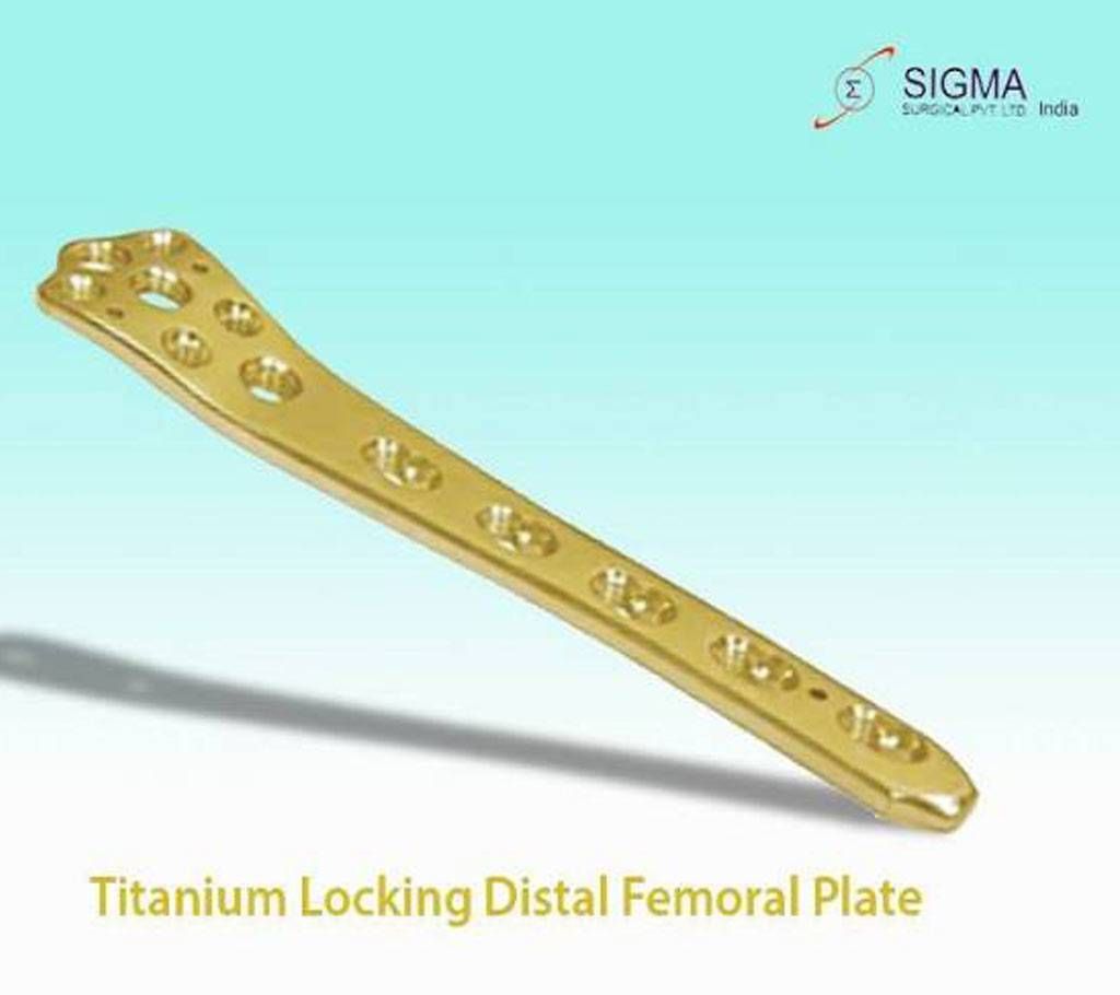 Titanium Locking Distal Femoral Plate