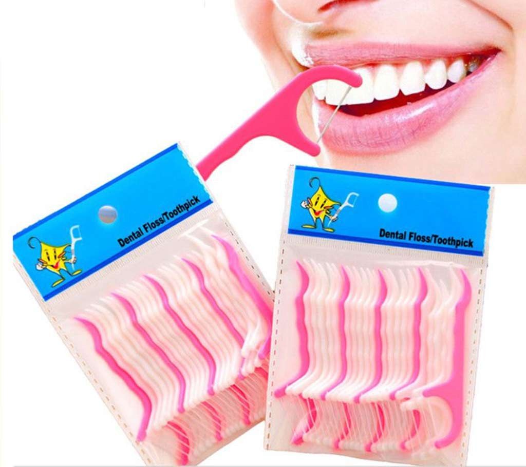 Dental Floss Toothpicks 