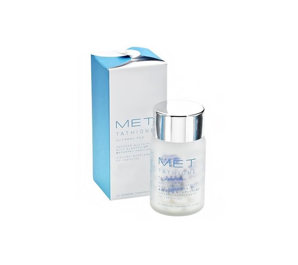 AUTHENTIC MET TATHIONE SOFT GEL GLUTATHIONE CAPSULES W/ ALGATRIUM - Japan 