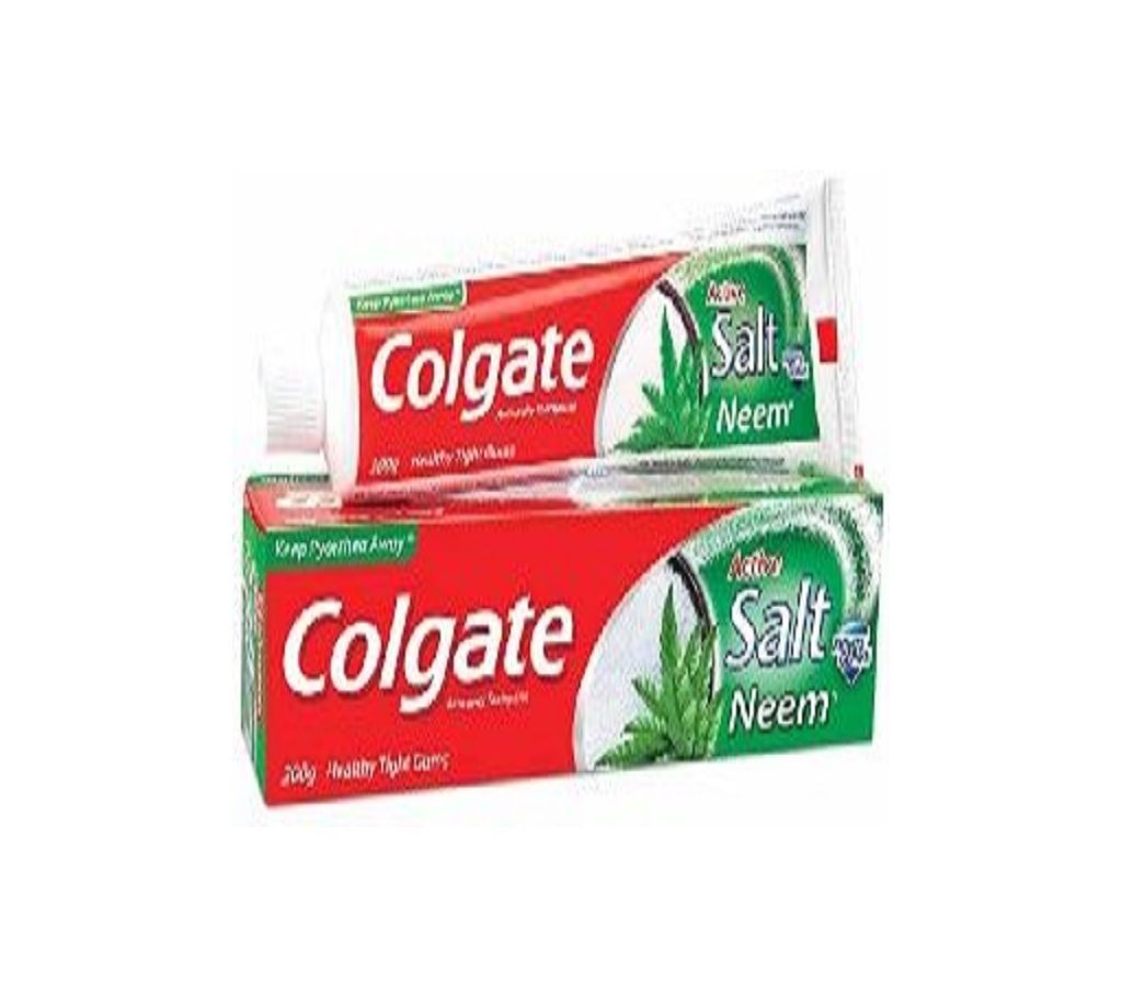Colgate Active Salt Neem Toothpaste -200gm - HGJ - 41- 7ACI-302347