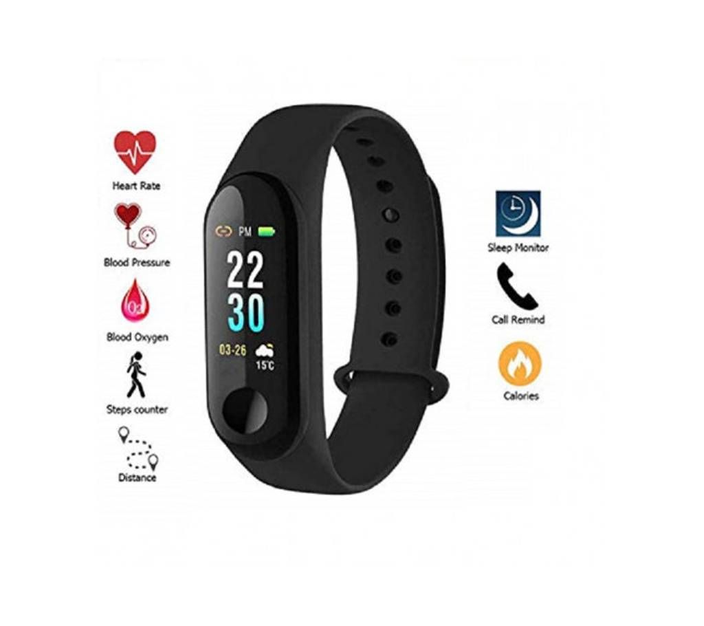 M3 Waterproof Smart Band Heart Rate