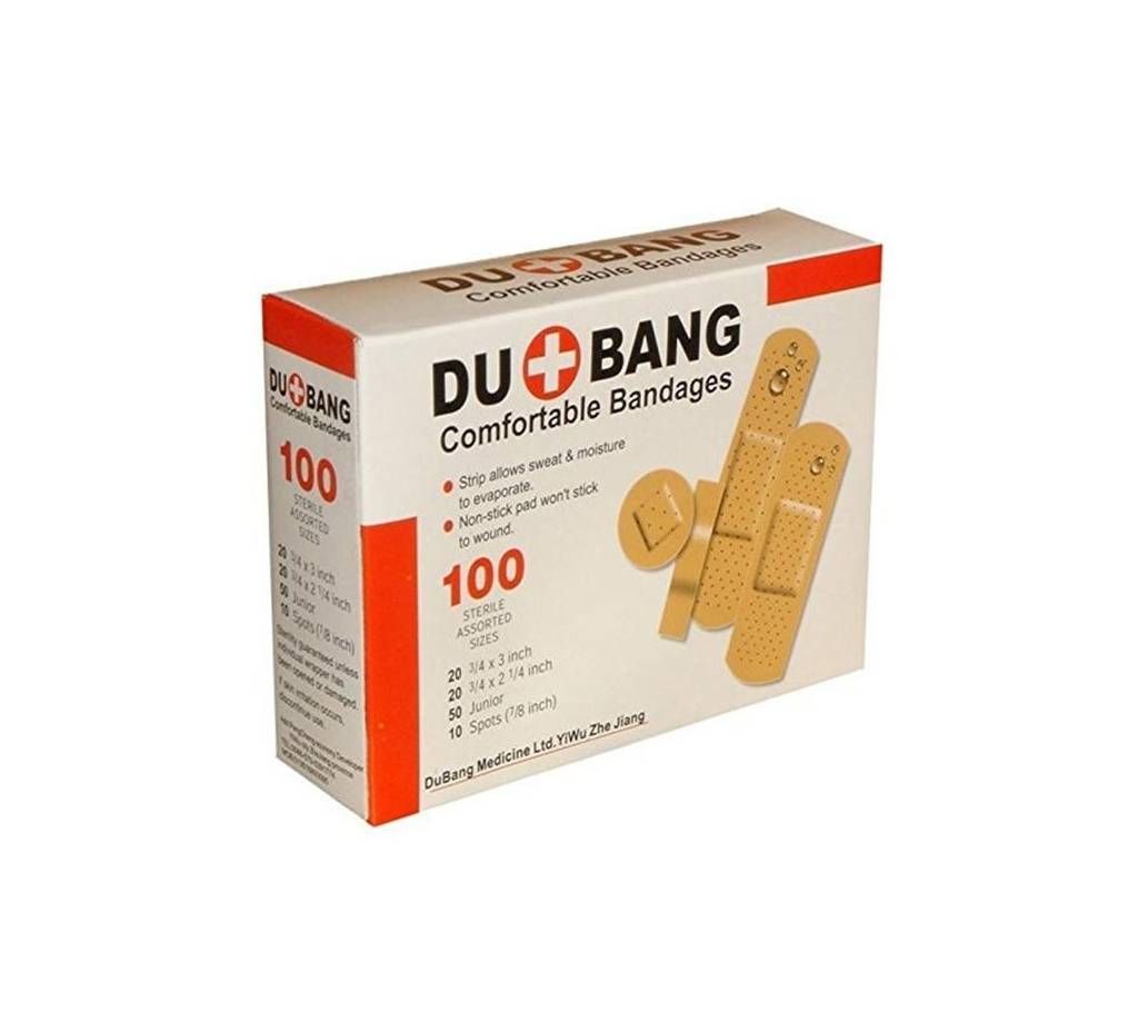 DOU+BANG Plasters Comfortable Bandages 100 Pack Box