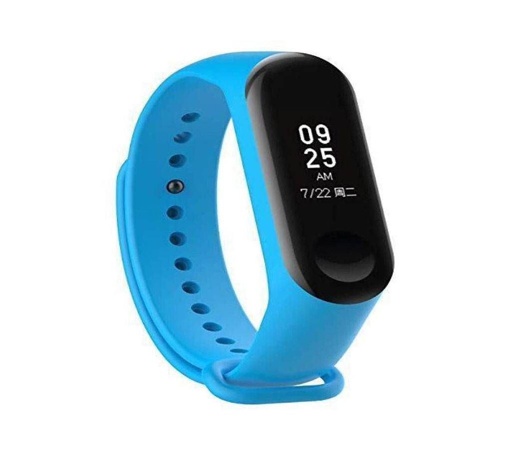 Push Type Bracelet LED Digital Watch-Blue