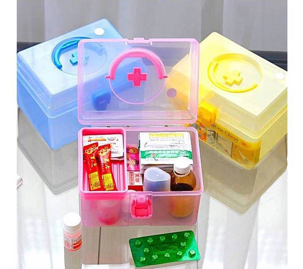 Medicine Storage Box - Red