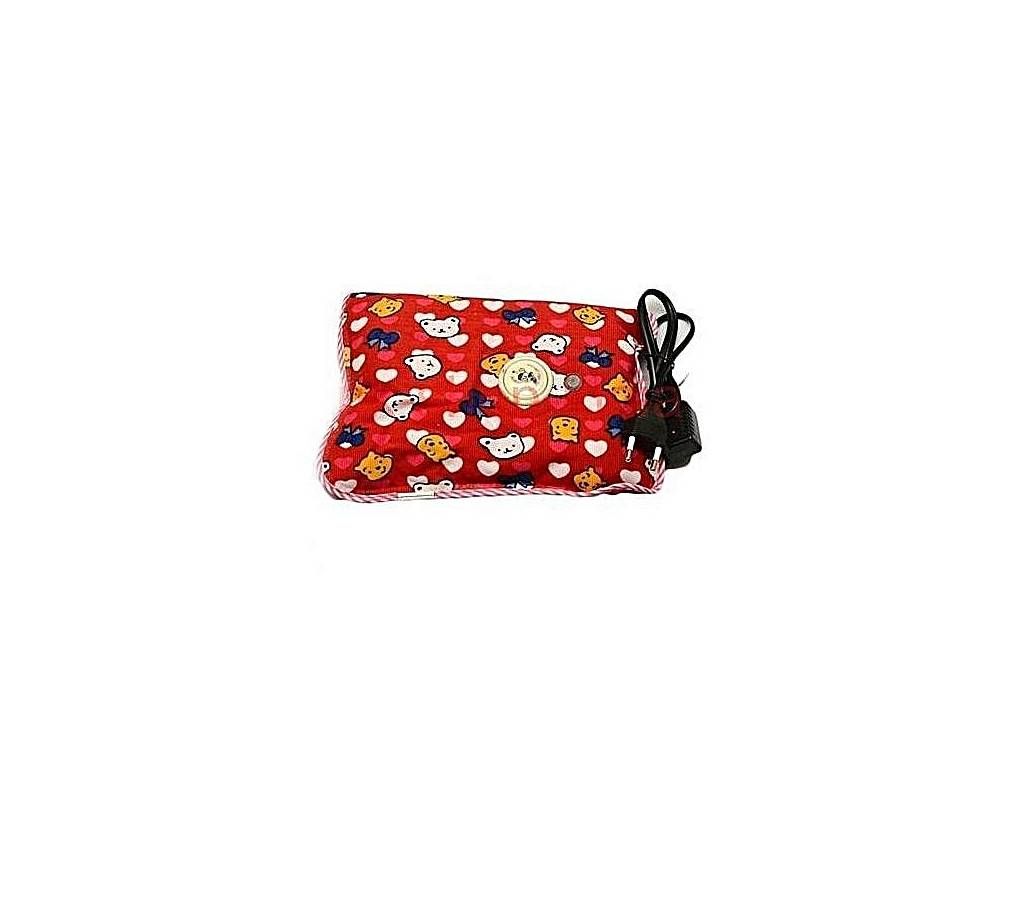 Electric Hot Water Bag - Red