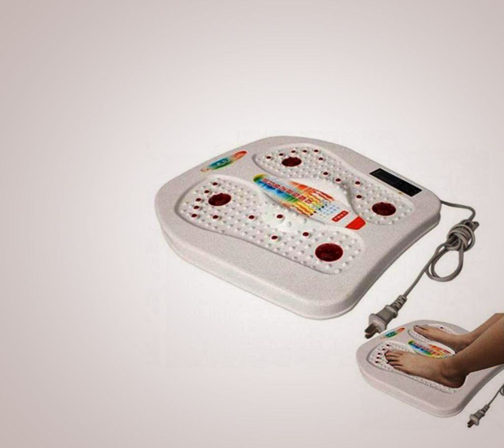 Far infrared foot massager with vibrating magnetic wave is a physical therapy for the feet.