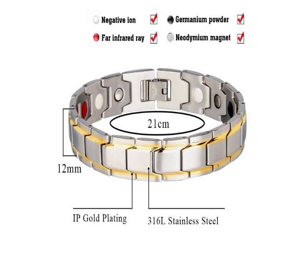 Health Energy Magnetic for Men Women Stainless Steel Bracelet Arthritis Pain Relief