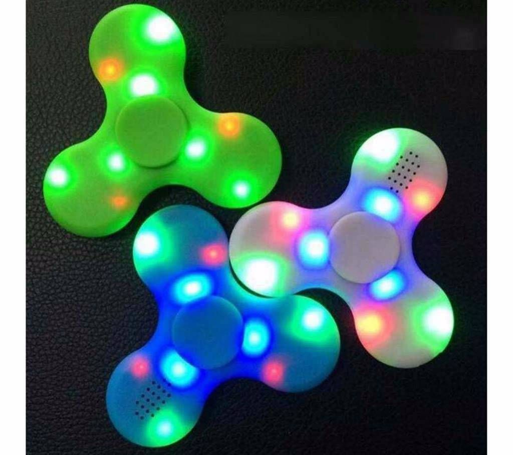 LED FIDGET SPINNER With Bluetooth Speaker - 1 pcs