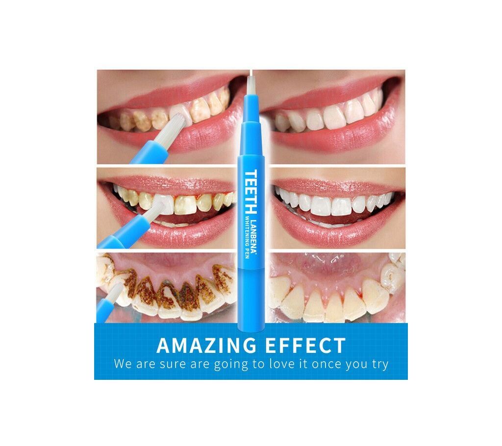 LANBENA Teeth Whitening Pen Cleaning Serum Removes Plaque Stains Dental Tools Oral Hygiene Tooth Gel Whitenning Brush Teeth -3ml