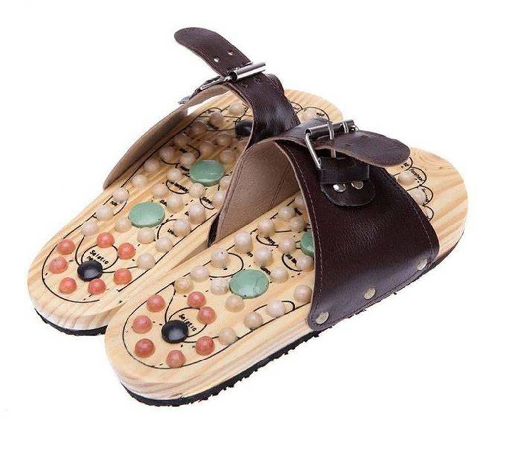 Wooden Foot Reflex Footwear