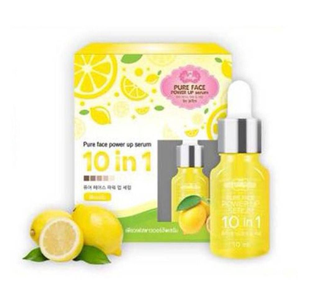 Pure Face Power Up Serum by Jellys 10 in1 all skin problem anti-Oxidant - 10ML (Thailand)
