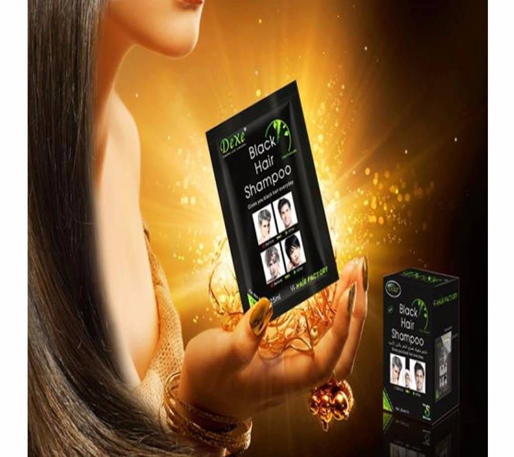 Dexe black hair shampoo