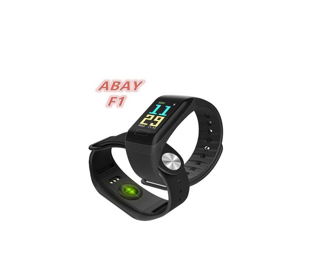 Maxgear F1 Plus Smart Band Color Screen Blood Pressure Heart Rate Monitor Water-Reset