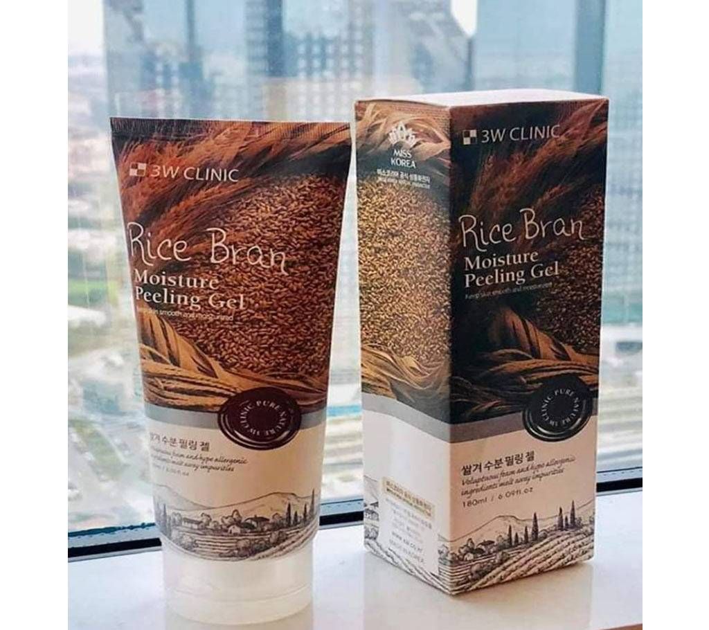 Rice Bran Moisture Peeling Gel 180ml - Korean