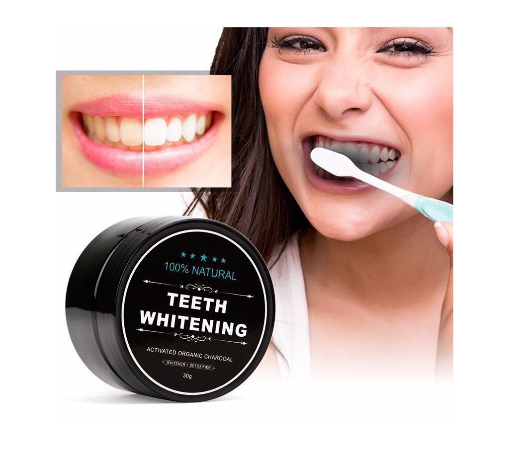 Bamboo Charcoal Teeth Whitening Set-30gm