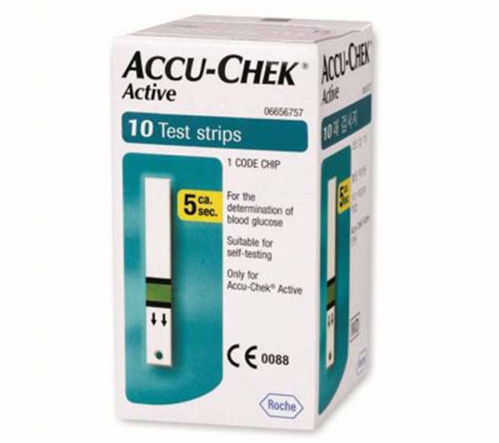Accu Chek Active 10's Strips