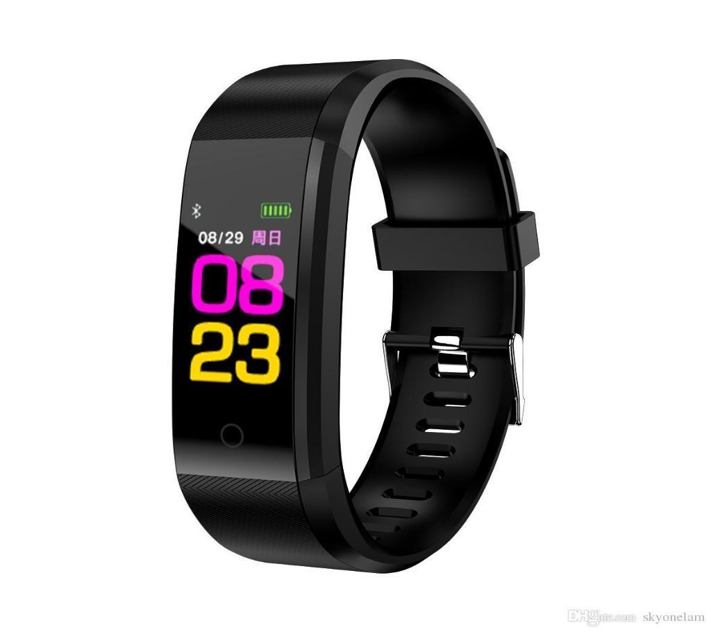 115 HR PLUS   Big OLED 0.96Screen Pedometer Smart Band Heart rate monitor For Android & IOS Phone