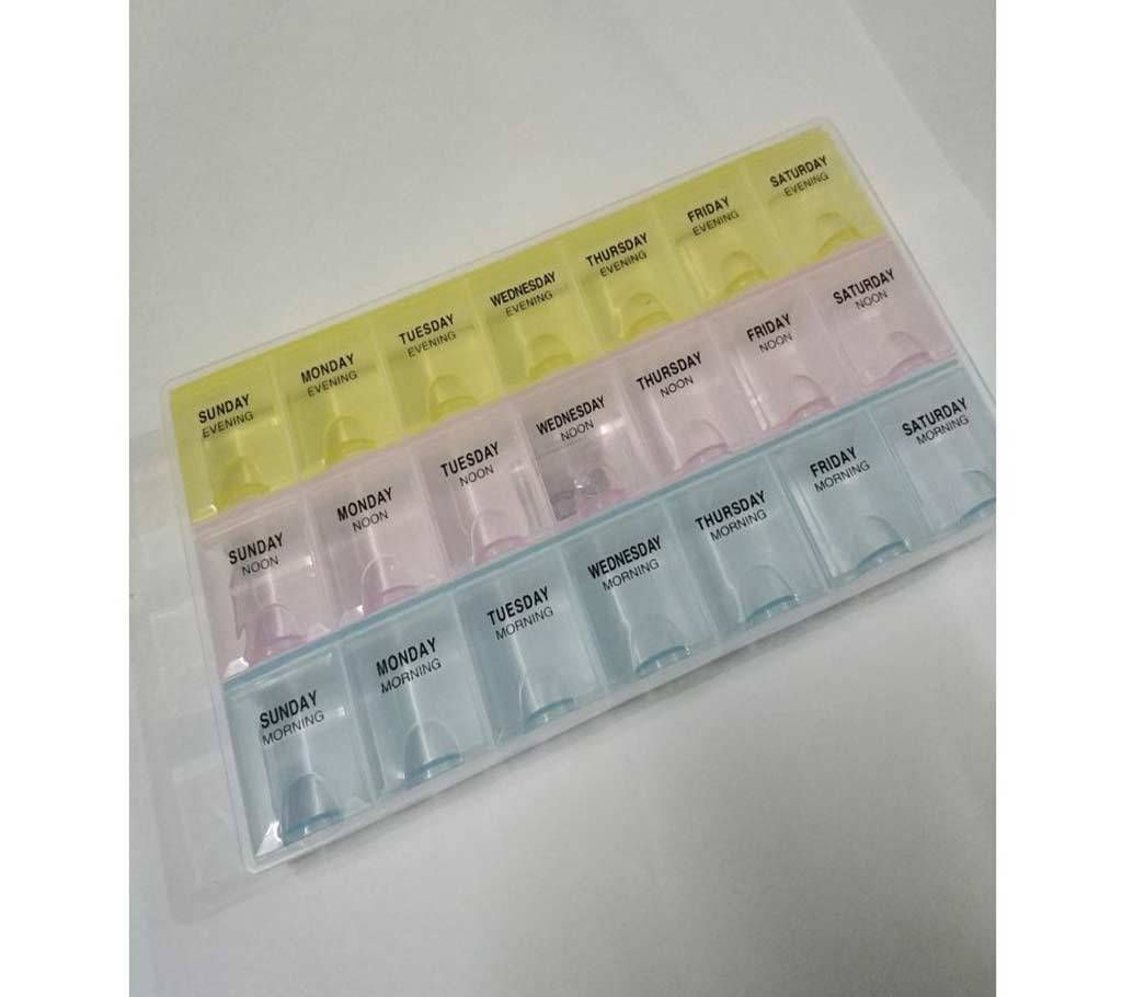 7 Days Mini Pill Box Medicine Container 3 Times