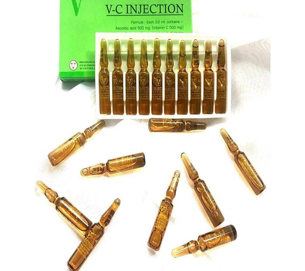 vc injection whitening glowing and brightening product-10 pcs- Bangkok