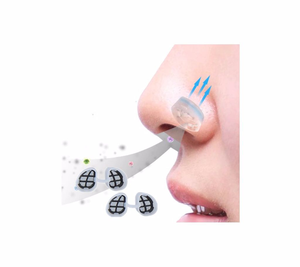 Comfortable Nose Invisible Nasal Filters Anti Air Pollution Pollen Allergy Mask