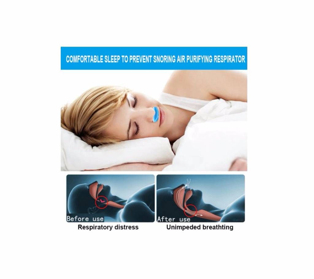 2 in 1 Health Anti Snoring & Air Purifier Relieve Nasal Congestion Anti-snoring Nose Clip