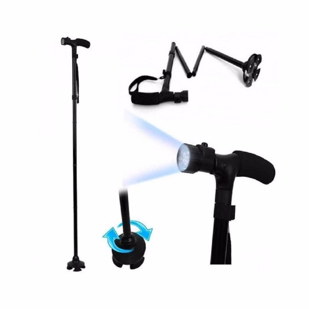 Folding Walking Stick with LED Light