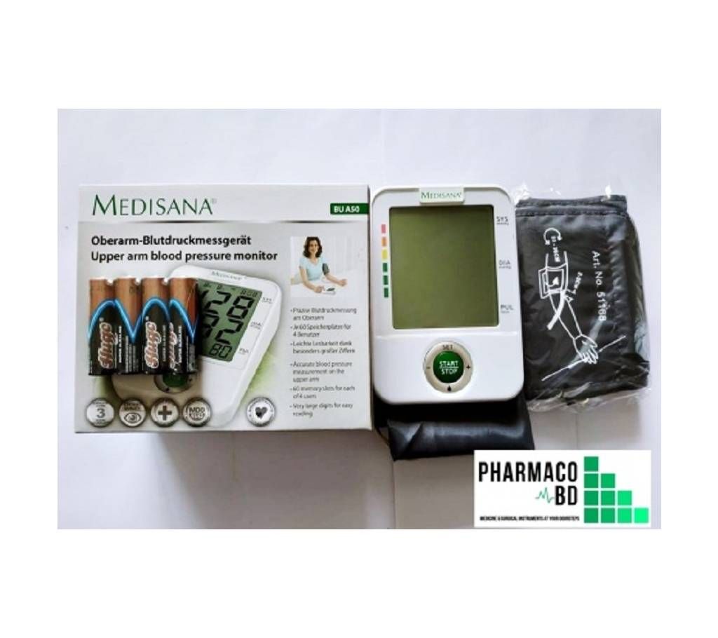 Digital Blood Pressure Machine: Medisana BU A50