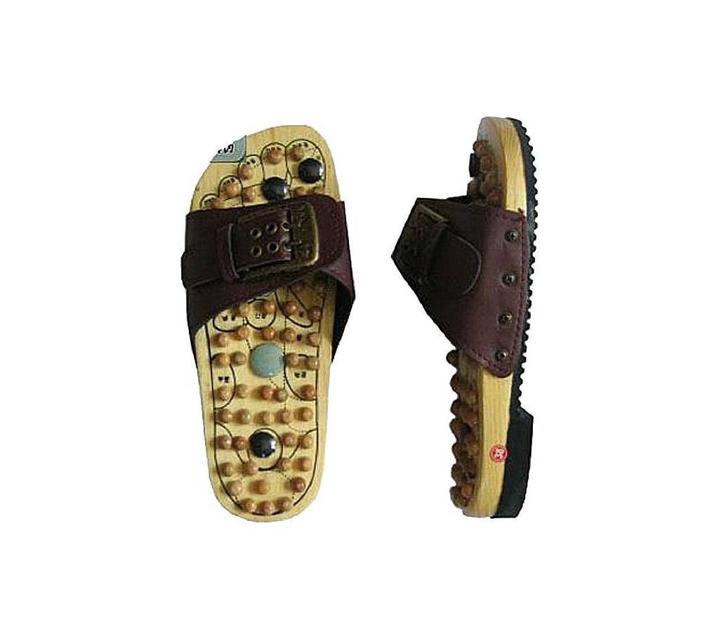 Wooden Foot Massage Slippersm