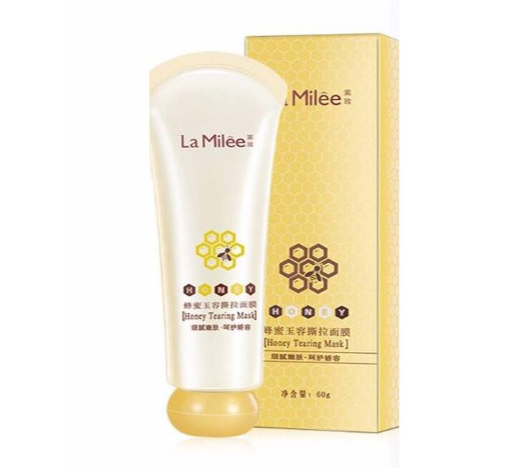 La Milee Honey Oil Control Blackhead Remover Clean Pores Face Skin Care Mask -60g-China