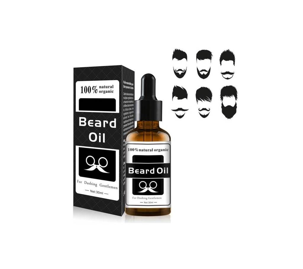 Natural Organic 100% Beard Growth Oil 30ml - UAE
