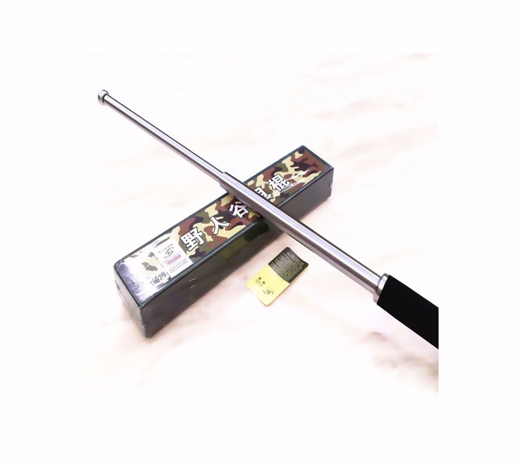 Portable Self Defense Metal Walking Stick  