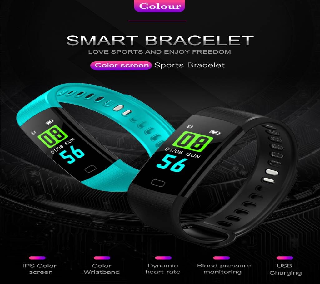 Y5 Smart Band Heart Rate Monitor
