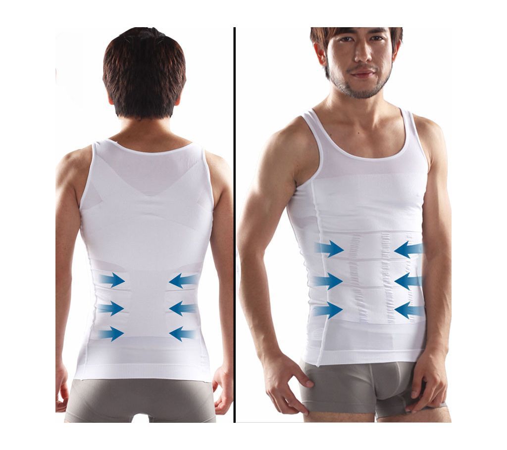 Slim N Lift Men Sliming Belt - White