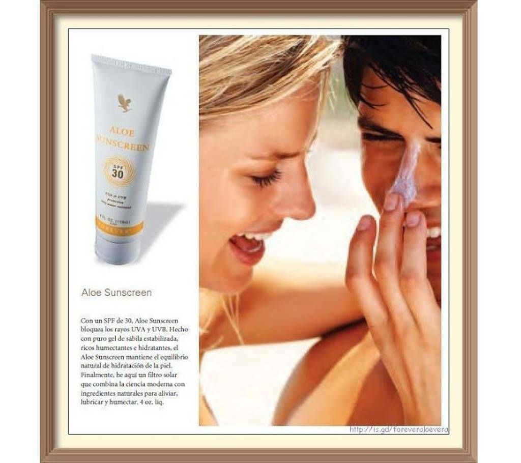 Forever Aloe Sunscreen lotion 