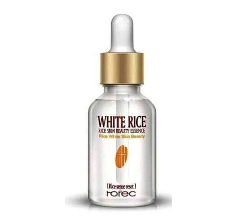 ROREC Collagen White Rice Face Serum Hyaluronic Acid Essence Shrink Pore Moisturizing Oil Control Anti-Wrinkle Lighten Skin Care - 15ML (China)