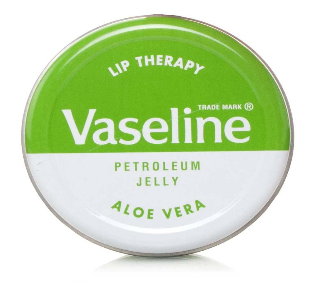 VASELINE Lip Therapy Petroleum Jelly Lip Balm (Aloe Vera) For Men And Women 20g China