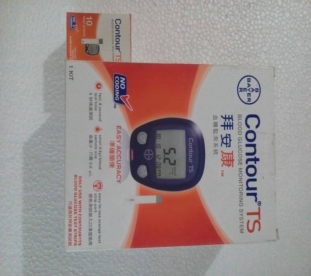 Blood Glucose Monitor ( Contour TS) made in japan