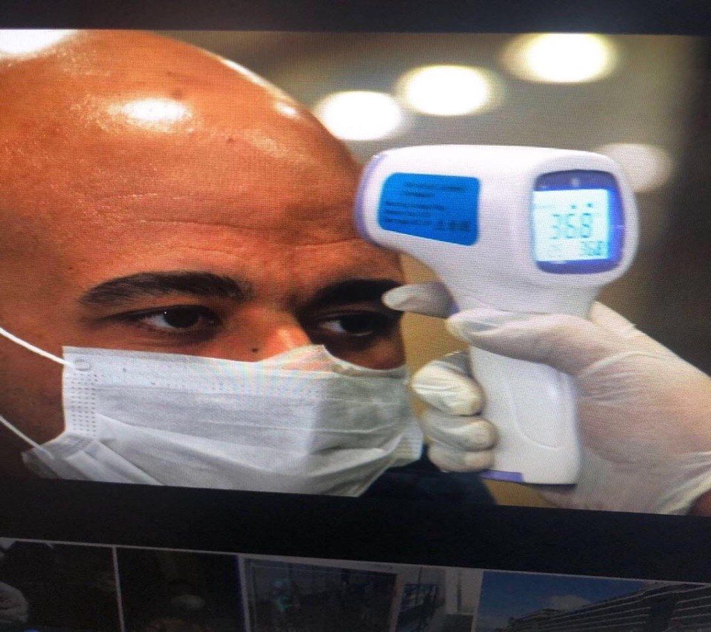 Digital LCD Infrared Forehead Thermometer
