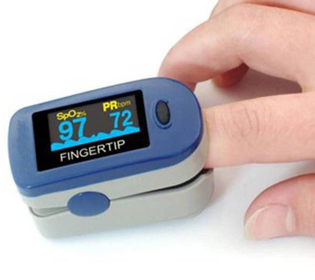 Finger pulse oxymeter 