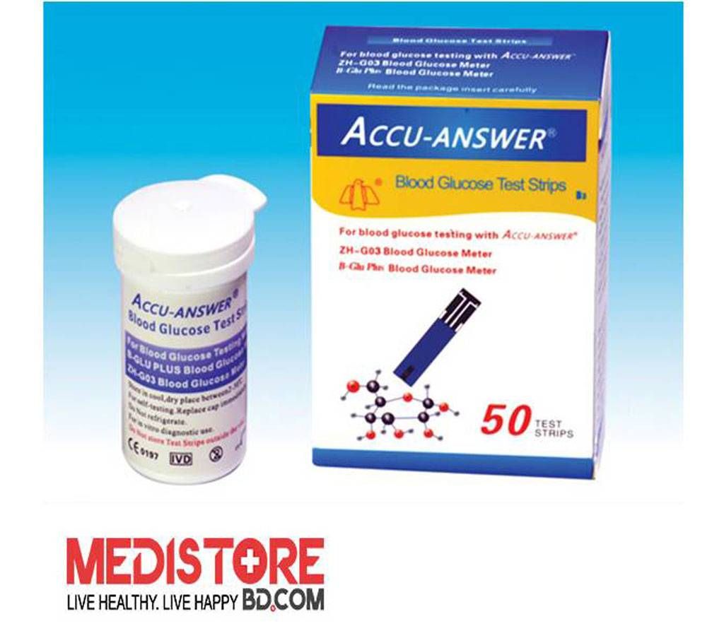 Accu Answer Test Strips 50 pcs