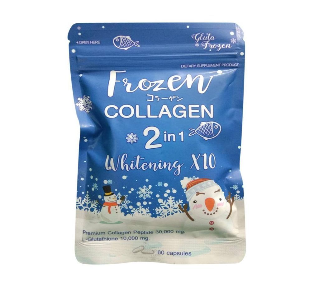 FROZEN COLLAGEN 2 in 1 Skin Whitening-60pcs Tablet-Thailand