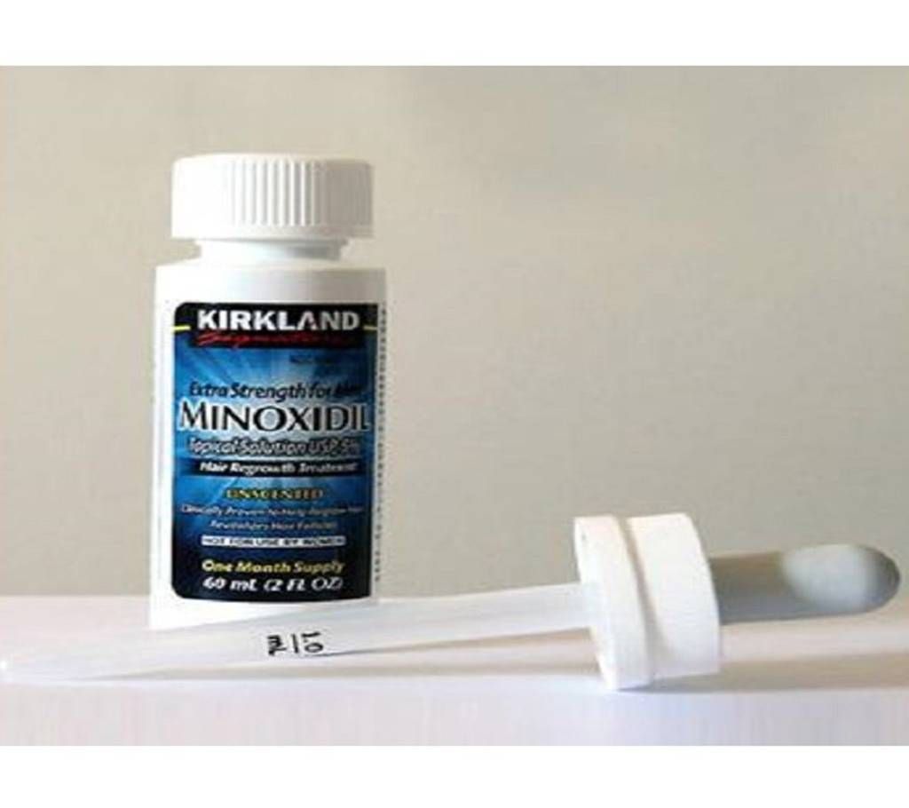 Minoxidil 5% Liquid+free dropper (One Month Supplement)- 60ml-USA