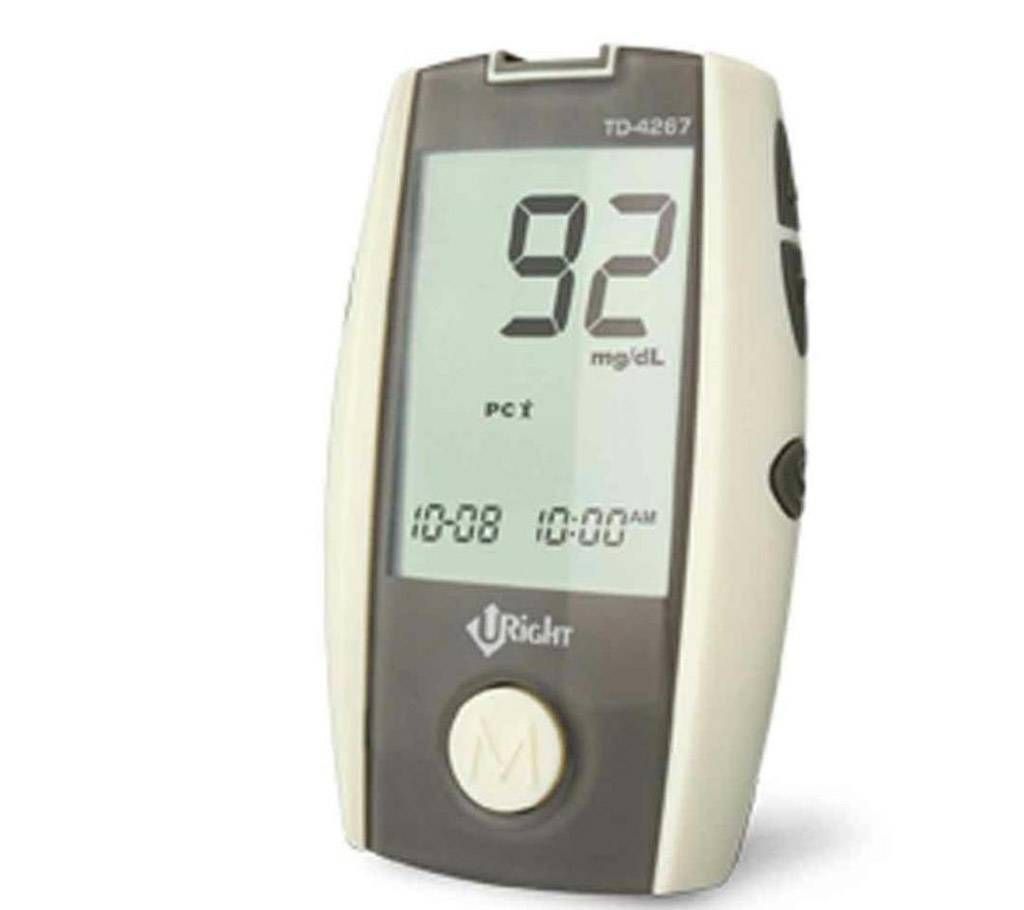 URight Blood Glucose Monitoring Machine Mode TD- 4267