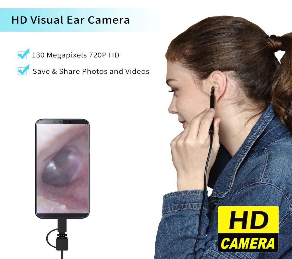 Ear Cleaning Endoscope Camera HD
