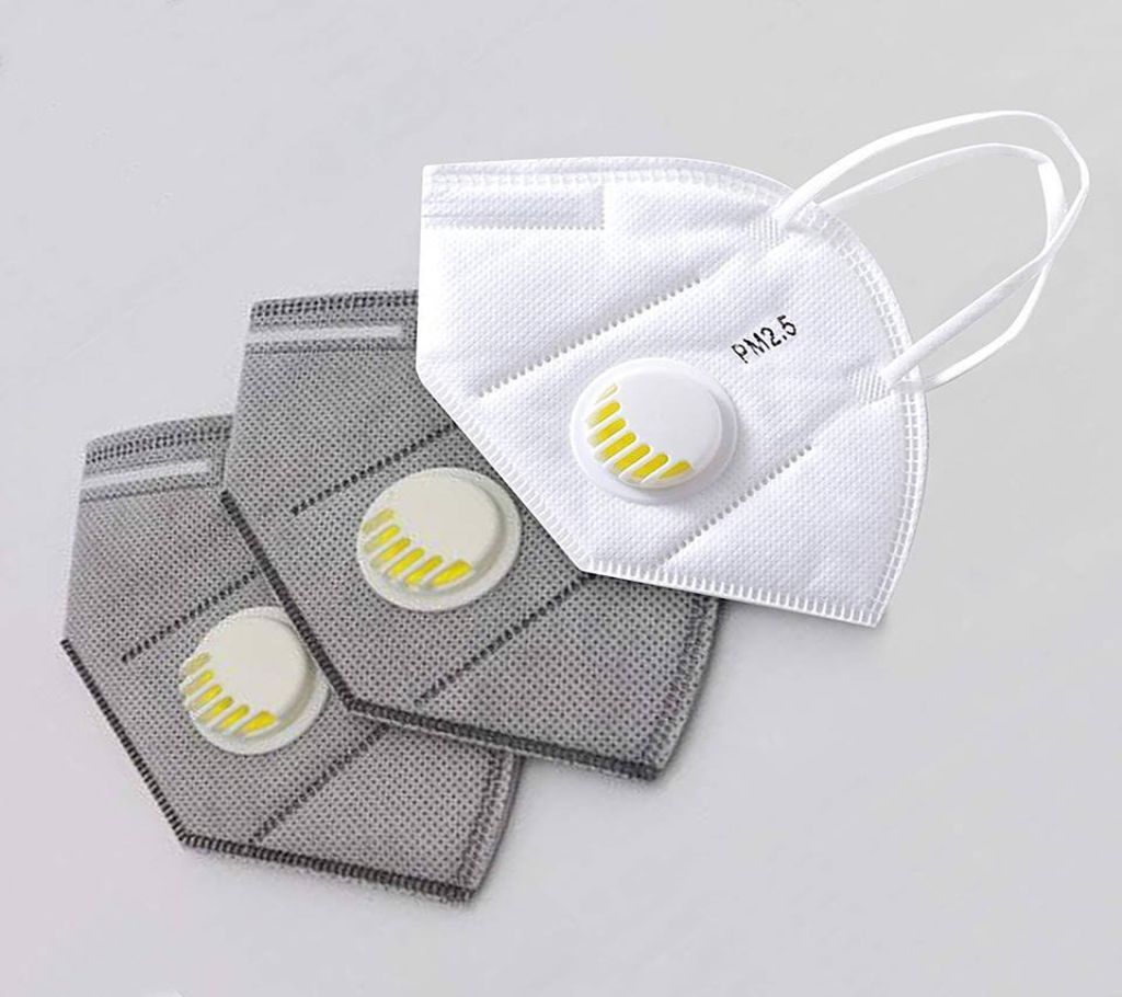 Anti Pollution & Safety Mouth Face Mask 3pes