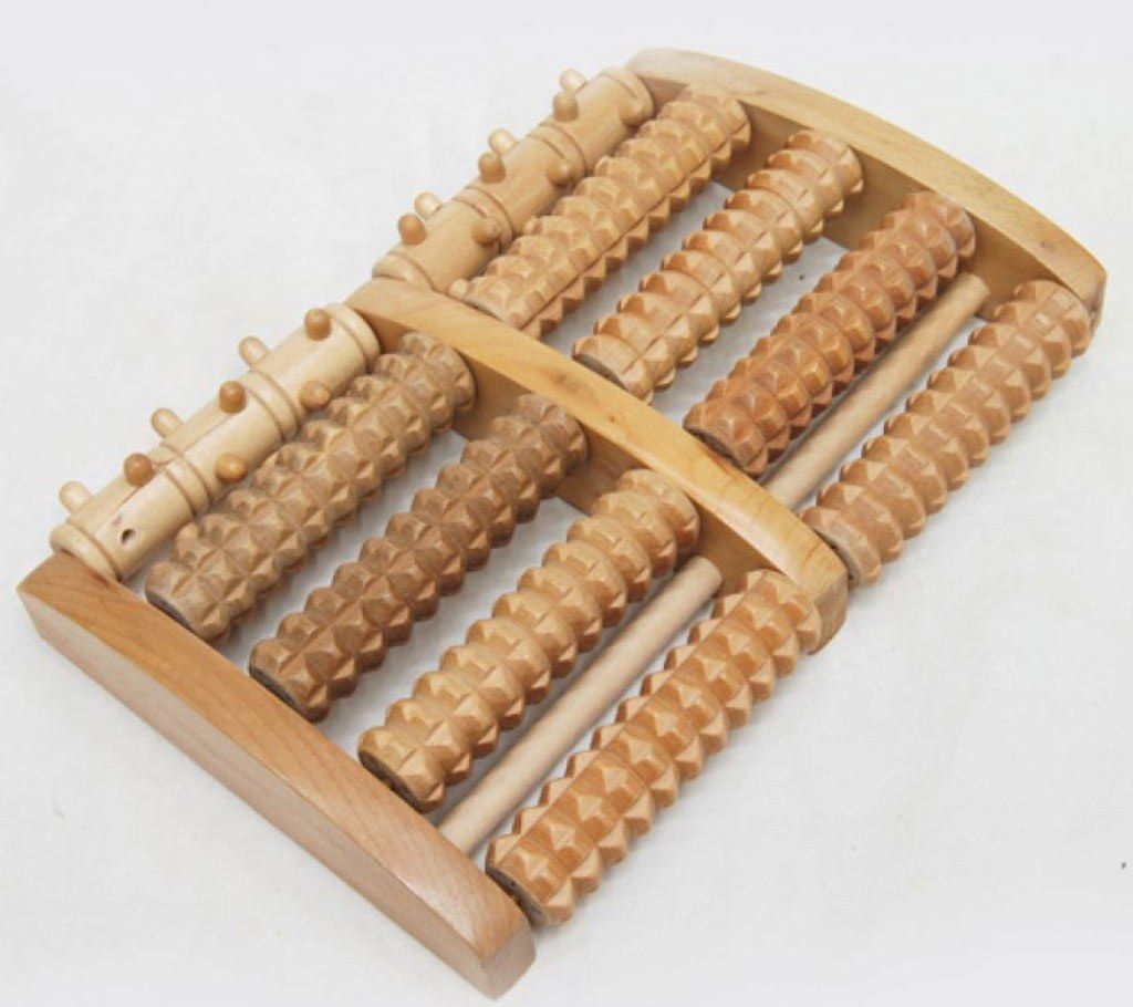 Wooden Roller Foot Massager